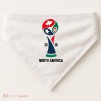 2026 International Soccer Tournament North America USA-Made Doggie Bandana thumb 0