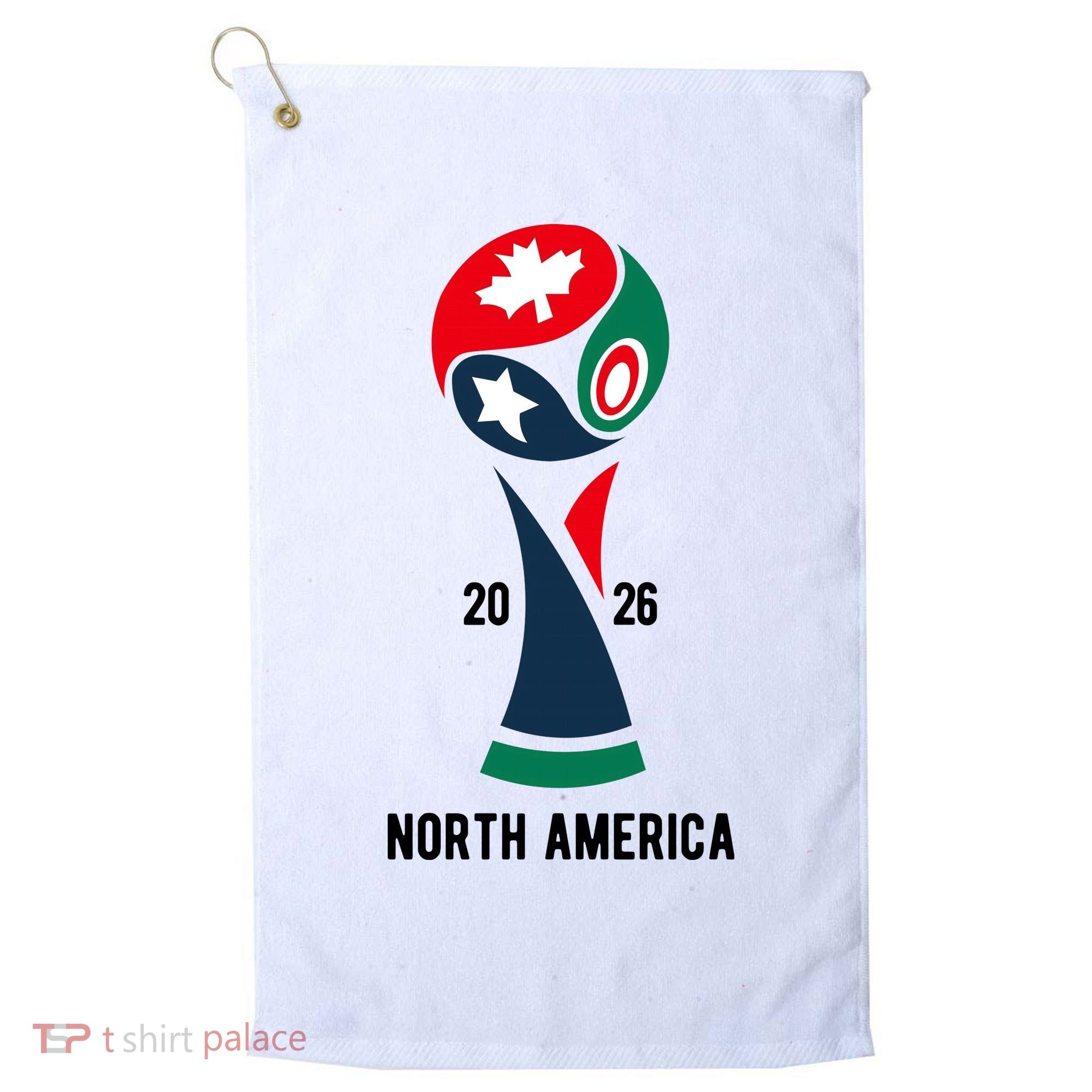2026 International Soccer Tournament North America Golf Towel