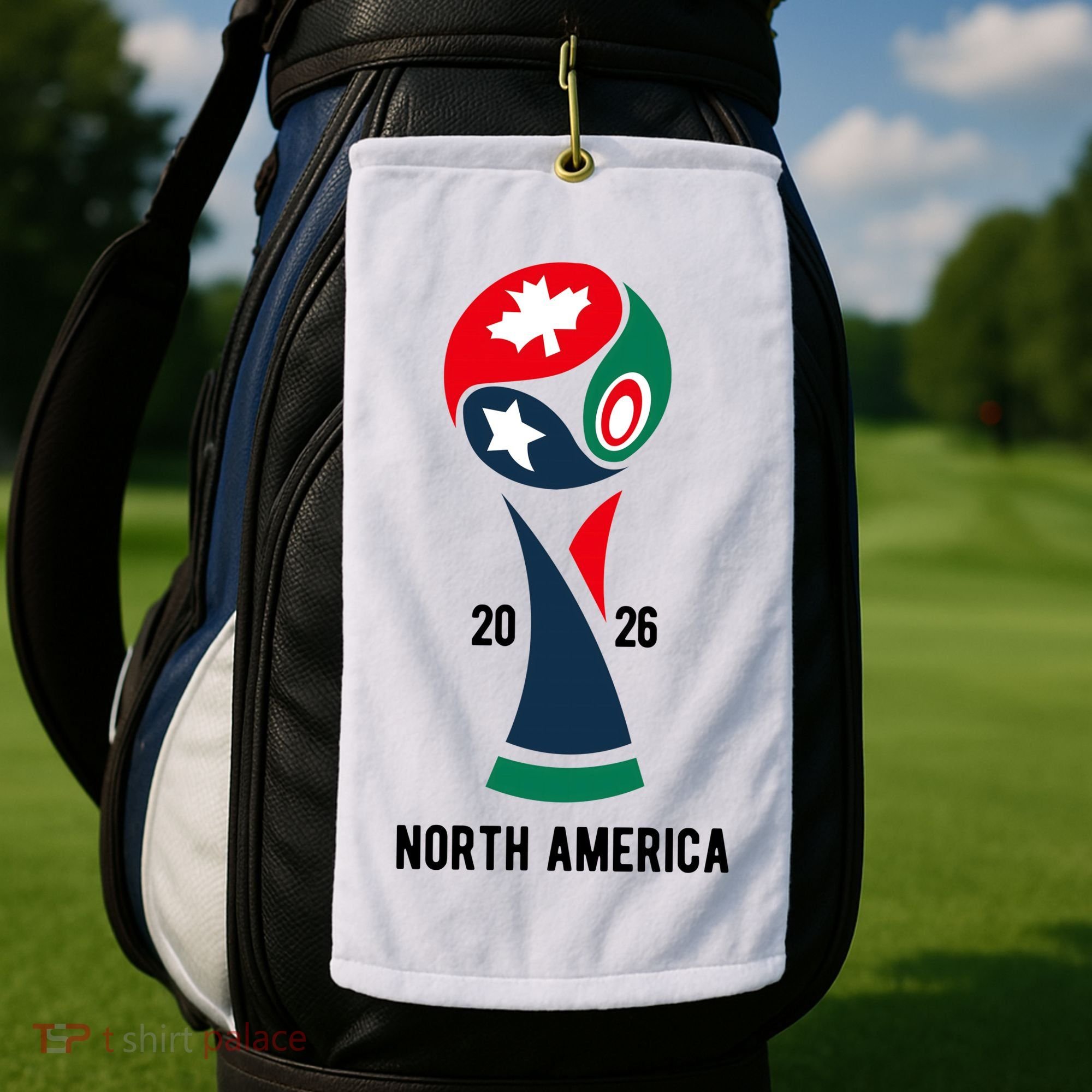 2026 International Soccer Tournament North America Golf Towel