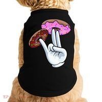 2 In The Pink 1 In The Stink I Dirty Donuts Hand Humor Doggie Tank thumb 0