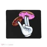 2 In The Pink 1 In The Stink I Dirty Donuts Hand Humor Mousepad thumb 0