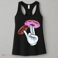 2 In The Pink 1 In The Stink I Dirty Donuts Hand Humor Women's Tank Top thumb 3