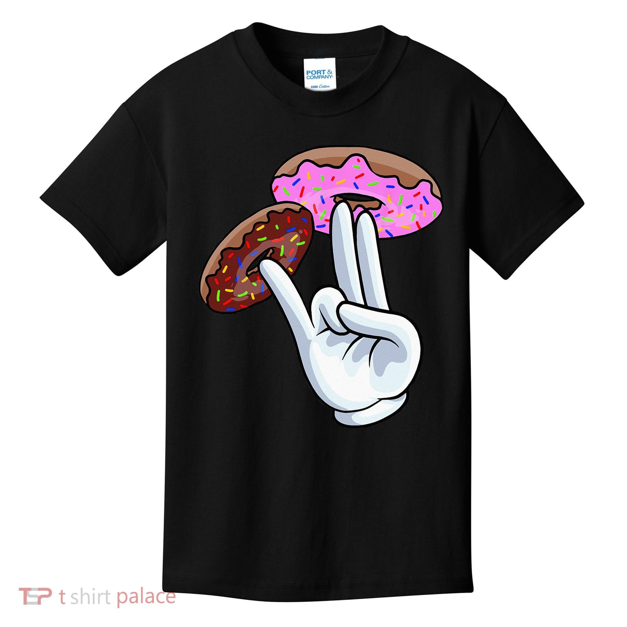 2 In The Pink 1 In The Stink I Dirty Donuts Hand Humor Kids T-Shirt