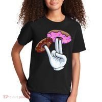 2 In The Pink 1 In The Stink I Dirty Donuts Hand Humor Kids T-Shirt thumb 2