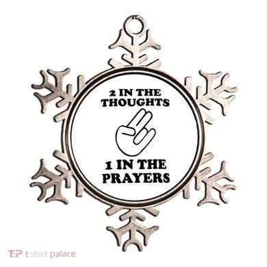 2 In The Thoughts 1 In The Prayers Ornament