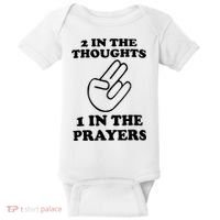 2 In The Thoughts 1 In The Prayers Baby Bodysuit thumb 0