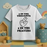 2 In The Thoughts 1 In The Prayers Toddler T-Shirt thumb 3