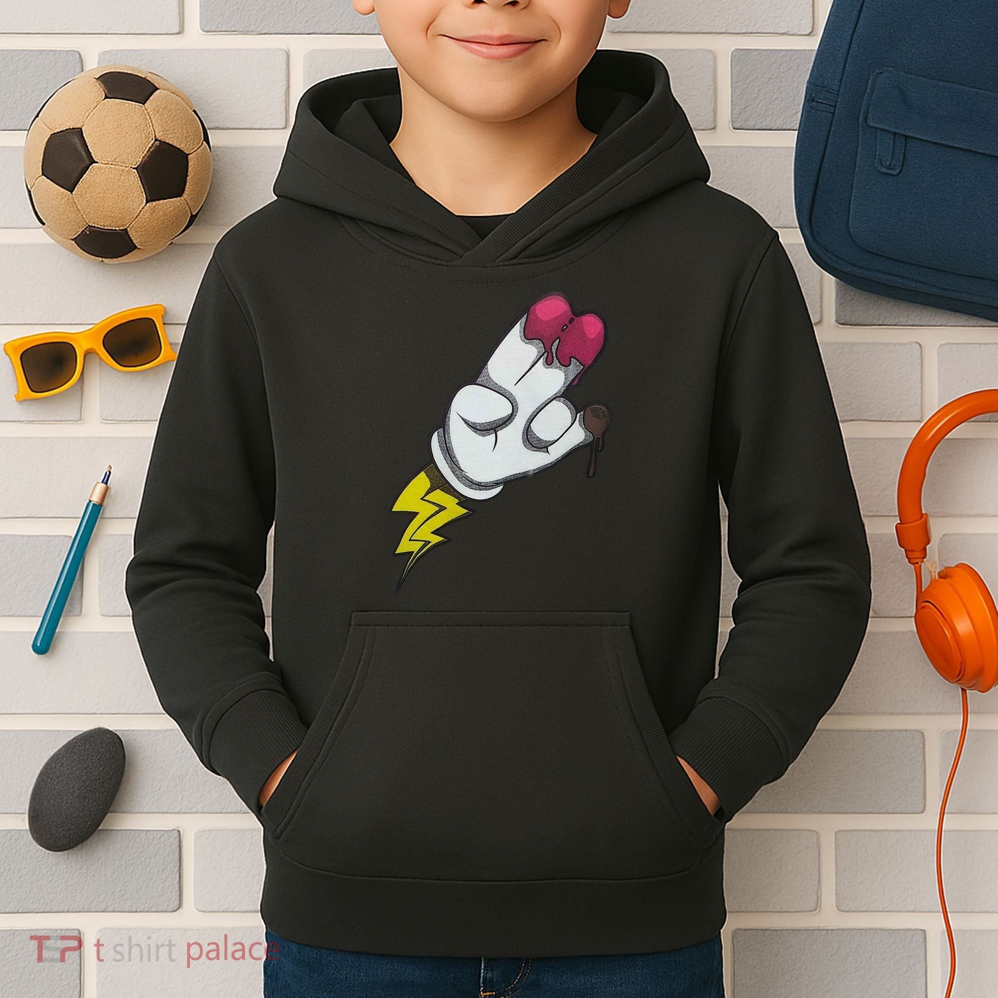 2 In The Pink One In The Stink Kids Hoodie