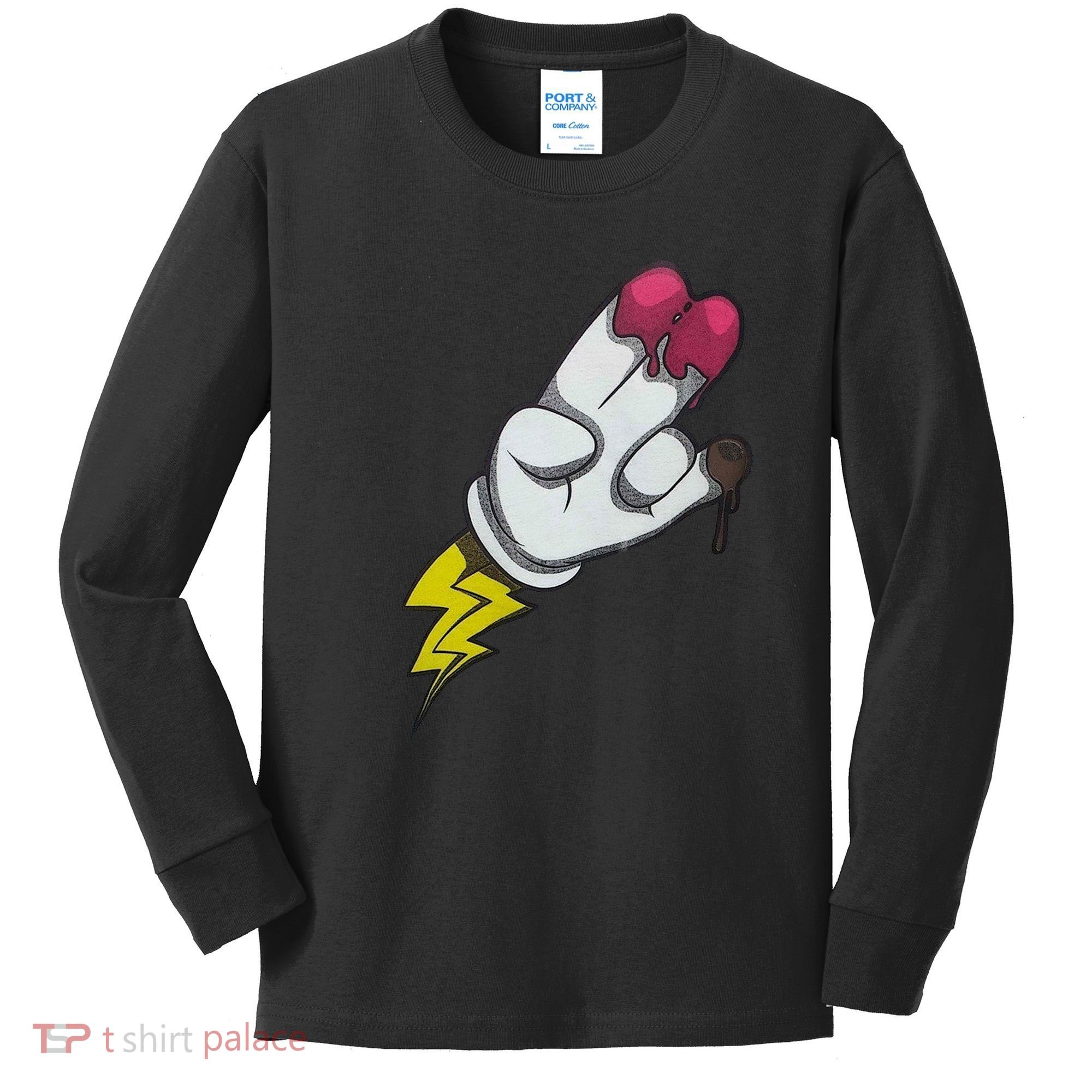 2 In The Pink One In The Stink Kids Long Sleeve Shirt