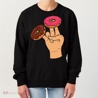 2 In The Pink 1 In The Stink Dirty Humor Donut Women's Sweatshirt thumb 0
