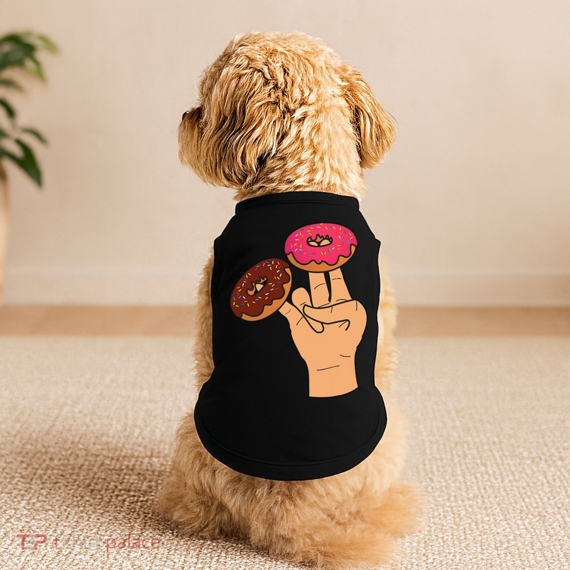 2 In The Pink 1 In The Stink Dirty Humor Donut Doggie Tank