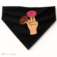 2 In The Pink 1 In The Stink Dirty Humor Donut USA-Made Doggie Bandana thumb 0
