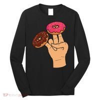 2 In The Pink 1 In The Stink Dirty Humor Donut Long Sleeve Shirt thumb 0