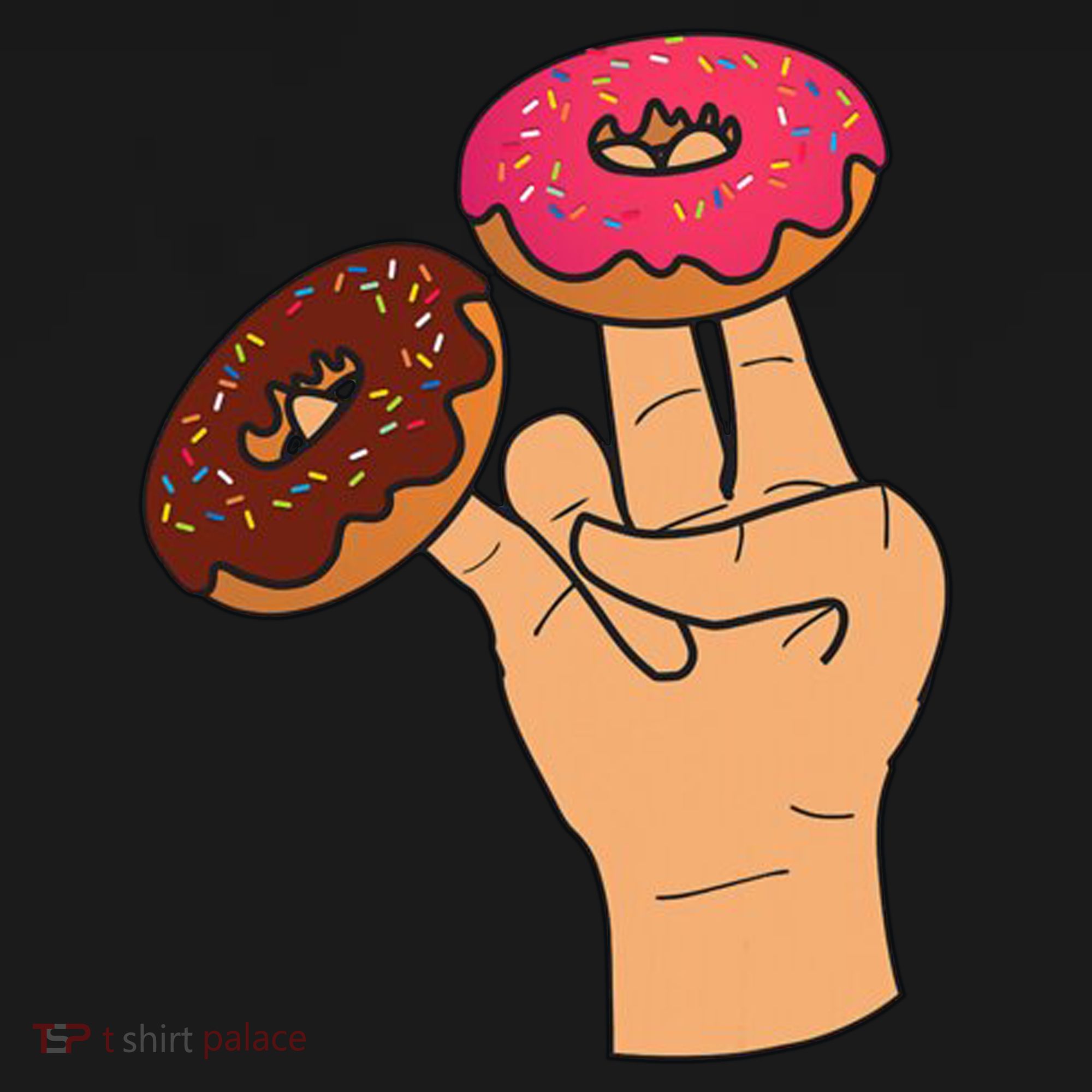 2 In The Pink 1 In The Stink Dirty Humor Donut Sweatshirt
