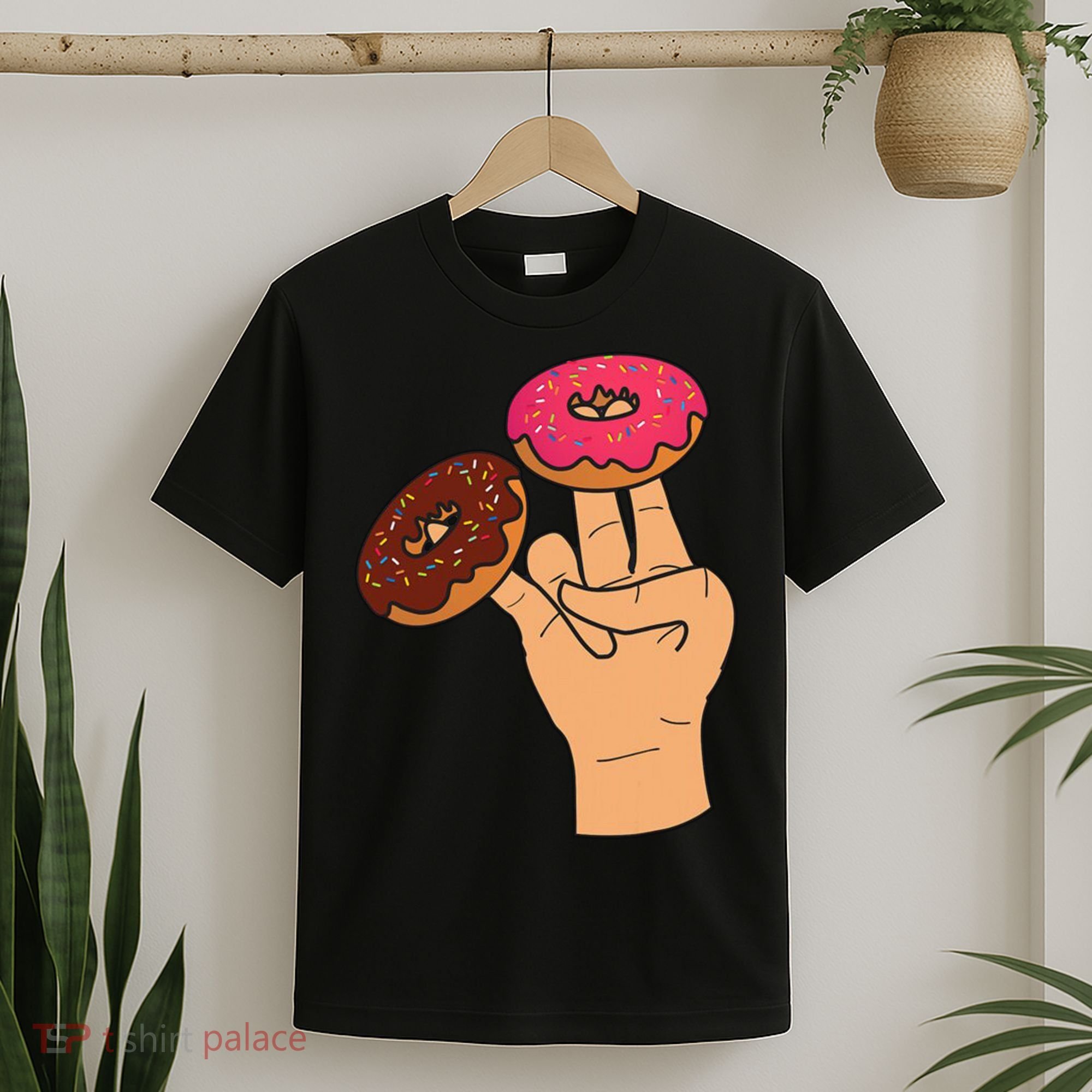 2 In The Pink 1 In The Stink Dirty Humor Donut T-Shirt