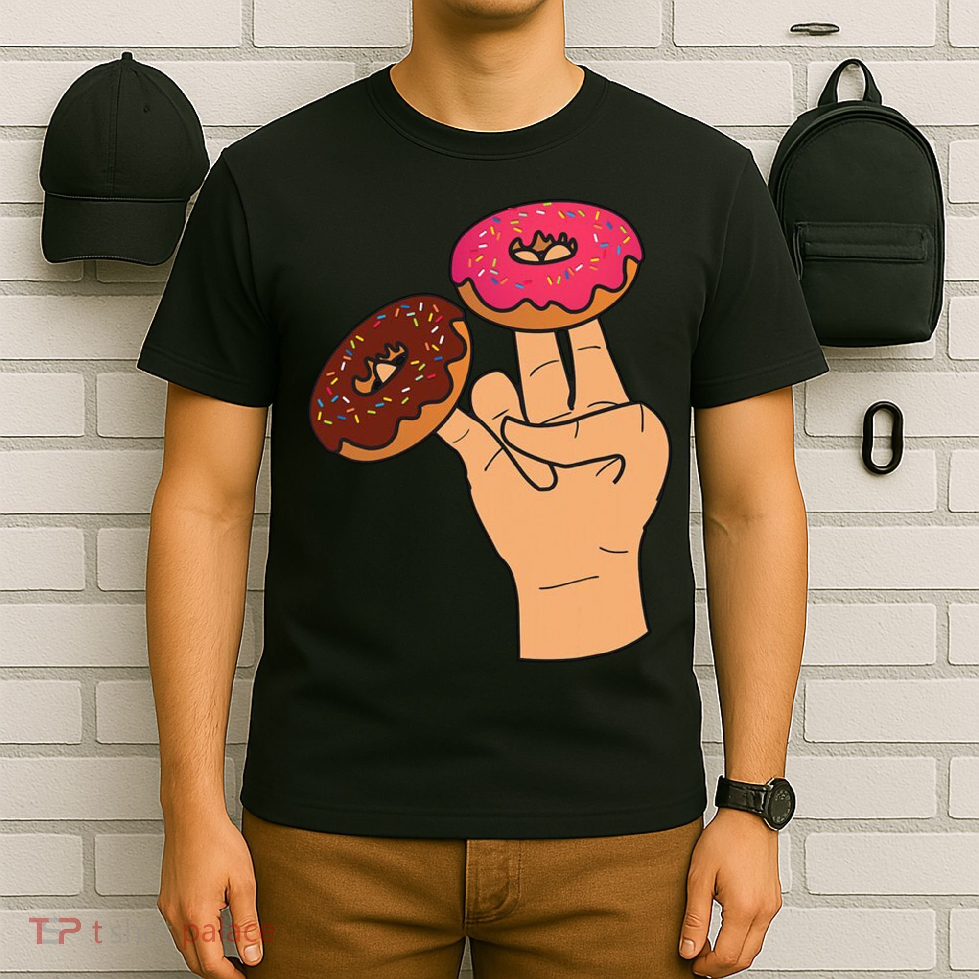 2 In The Pink 1 In The Stink Dirty Humor Donut T-Shirt