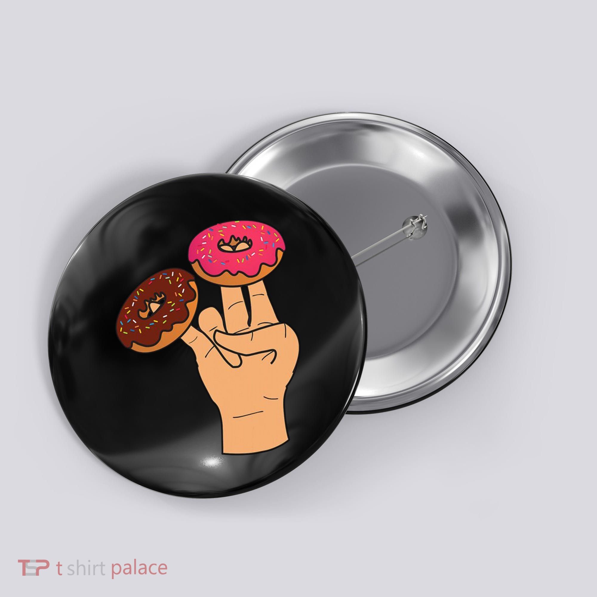 2 In The Pink 1 In The Stink Dirty Humor Donut Button
