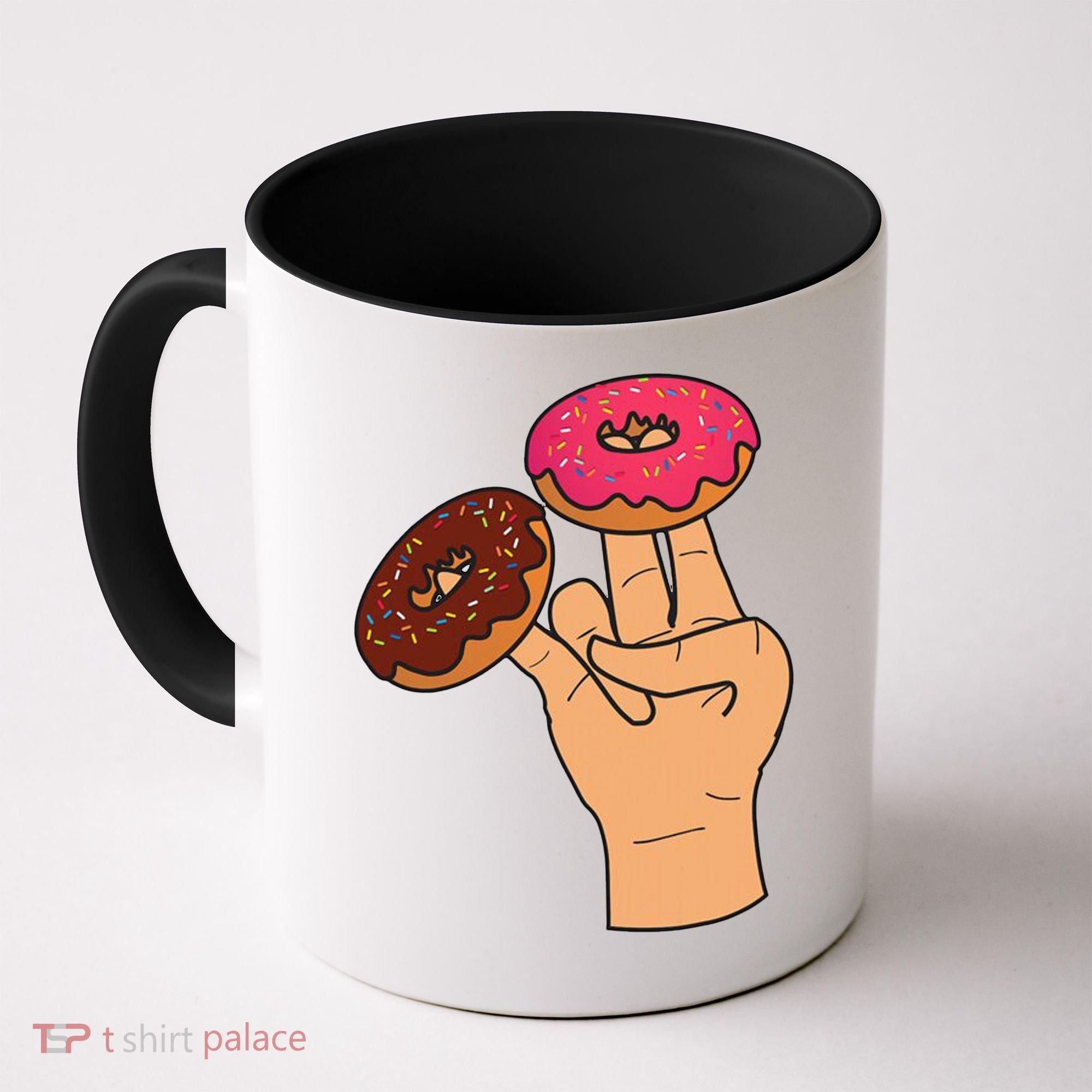 2 In The Pink 1 In The Stink Dirty Humor Donut Coffee Mug
