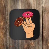 2 In The Pink 1 In The Stink Dirty Humor Donut Coaster thumb 0