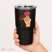 2 In The Pink 1 In The Stink Dirty Humor Donut Tumbler thumb 2