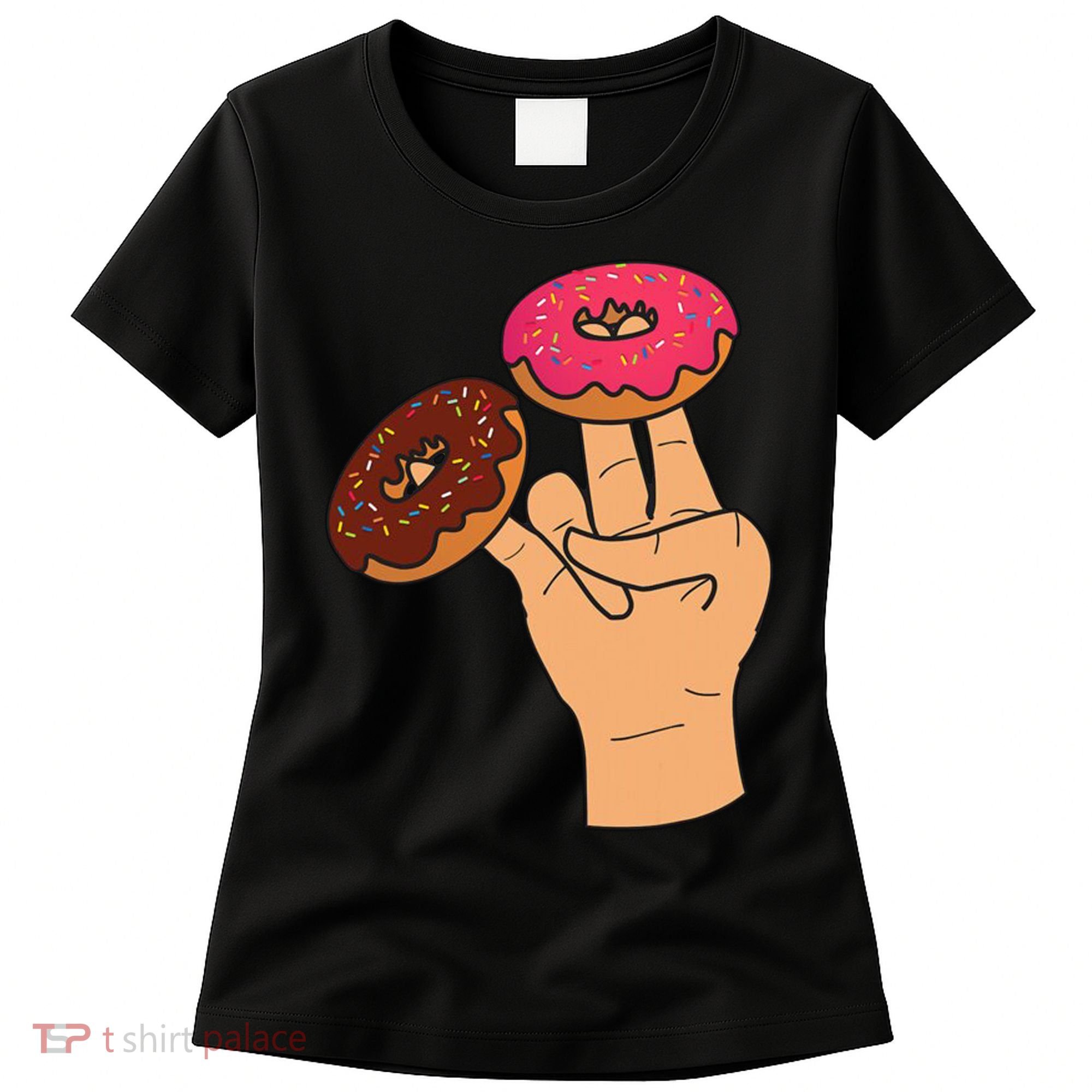 2 In The Pink 1 In The Stink Dirty Humor Donut Women's T-Shirt