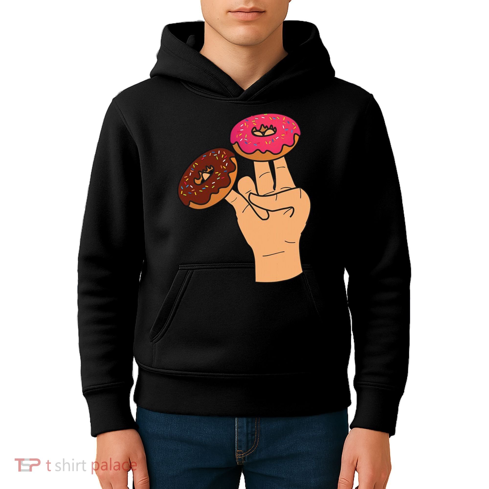 2 In The Pink 1 In The Stink Dirty Humor Donut Kids Hoodie