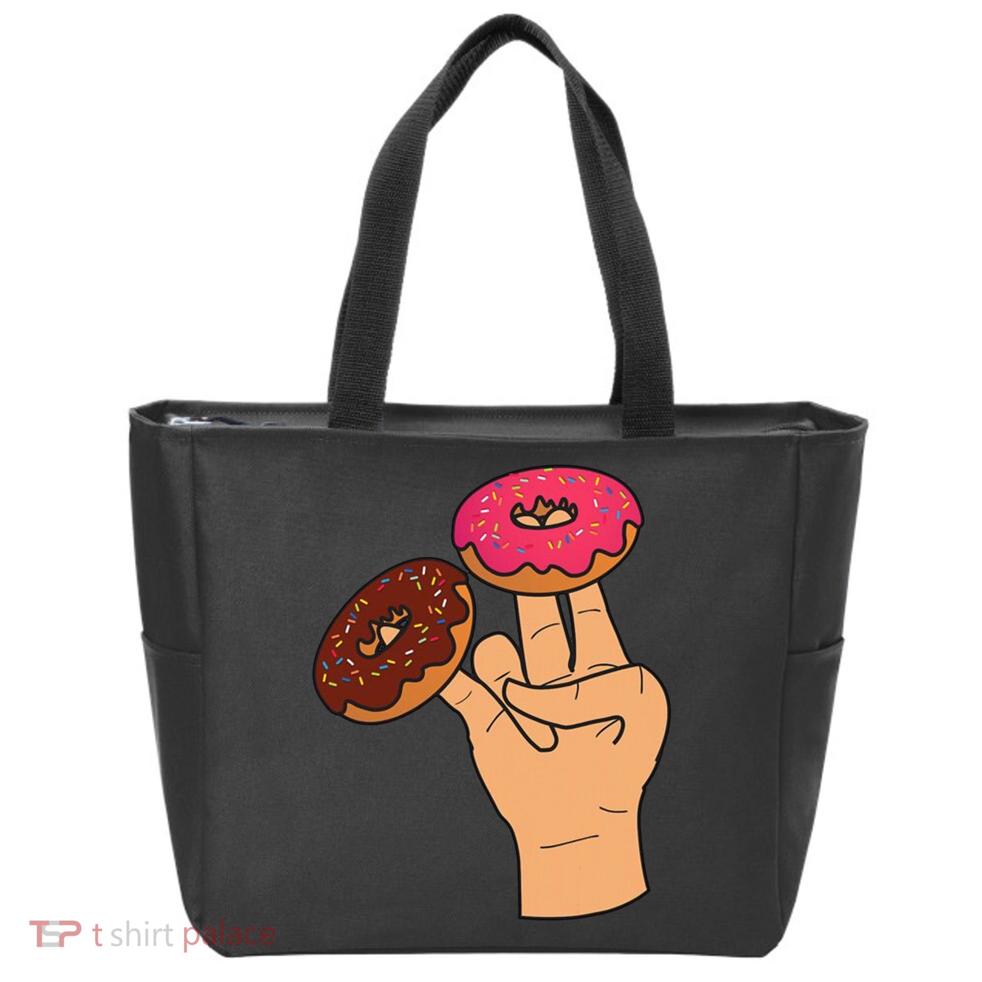 2 In The Pink 1 In The Stink Dirty Humor Donut Tote Bag