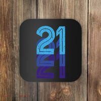 21 Lucky Number 21st Year Birthday Age Sports Team Coaster thumb 0