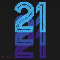21 Lucky Number 21st Year Birthday Age Sports Team Polo thumb 3