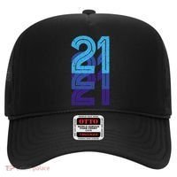 21 Lucky Number 21st Year Birthday Age Sports Team Hat thumb 0