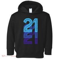 21 Lucky Number 21st Year Birthday Age Sports Team Toddler Hoodie thumb 0