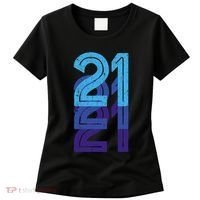 21 Lucky Number 21st Year Birthday Age Sports Team Women's T-Shirt thumb 0