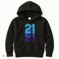 21 Lucky Number 21st Year Birthday Age Sports Team Kids Hoodie thumb 0