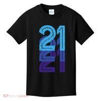 21 Lucky Number 21st Year Birthday Age Sports Team Kids T-Shirt thumb 0