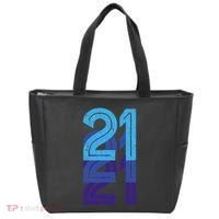 21 Lucky Number 21st Year Birthday Age Sports Team Tote Bag thumb 0