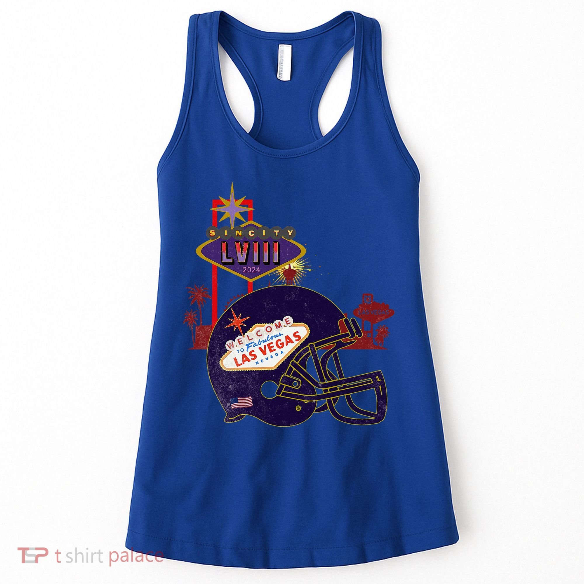 2024 Las Vegas Football Party Super Fun Game  Women's Tank Top