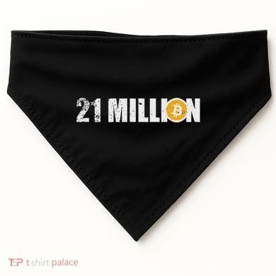 21 Million Bitcoin Crypto Hodl Btc USA-Made Doggie Bandana