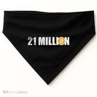 21 Million Bitcoin Crypto Hodl Btc USA-Made Doggie Bandana thumb 0
