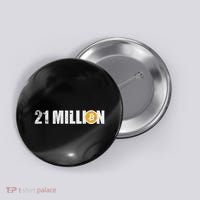 21 Million Bitcoin Crypto Hodl Btc Button thumb 0