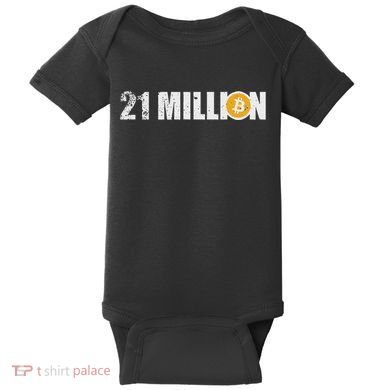 21 Million Bitcoin Crypto Hodl Btc Baby Bodysuit