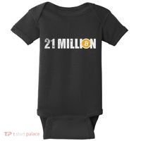 21 Million Bitcoin Crypto Hodl Btc Baby Bodysuit thumb 0