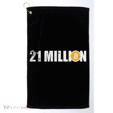 21 Million Bitcoin Crypto Hodl Btc Golf Towel