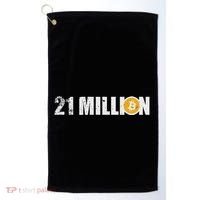 21 Million Bitcoin Crypto Hodl Btc Golf Towel thumb 0