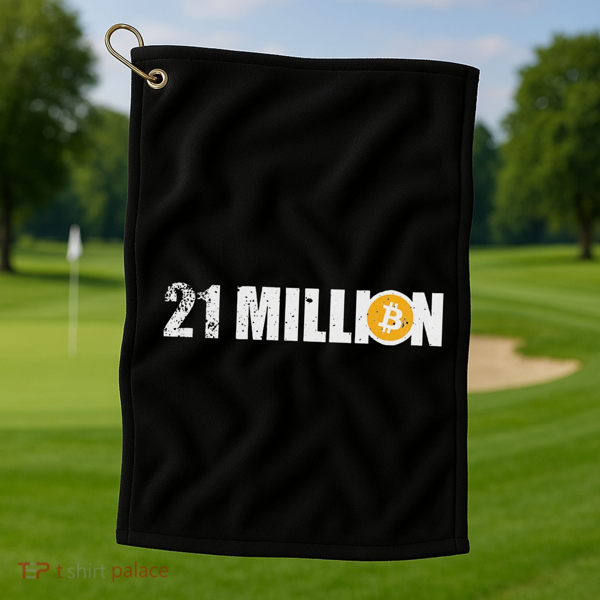 21 Million Bitcoin Crypto Hodl Btc Golf Towel
