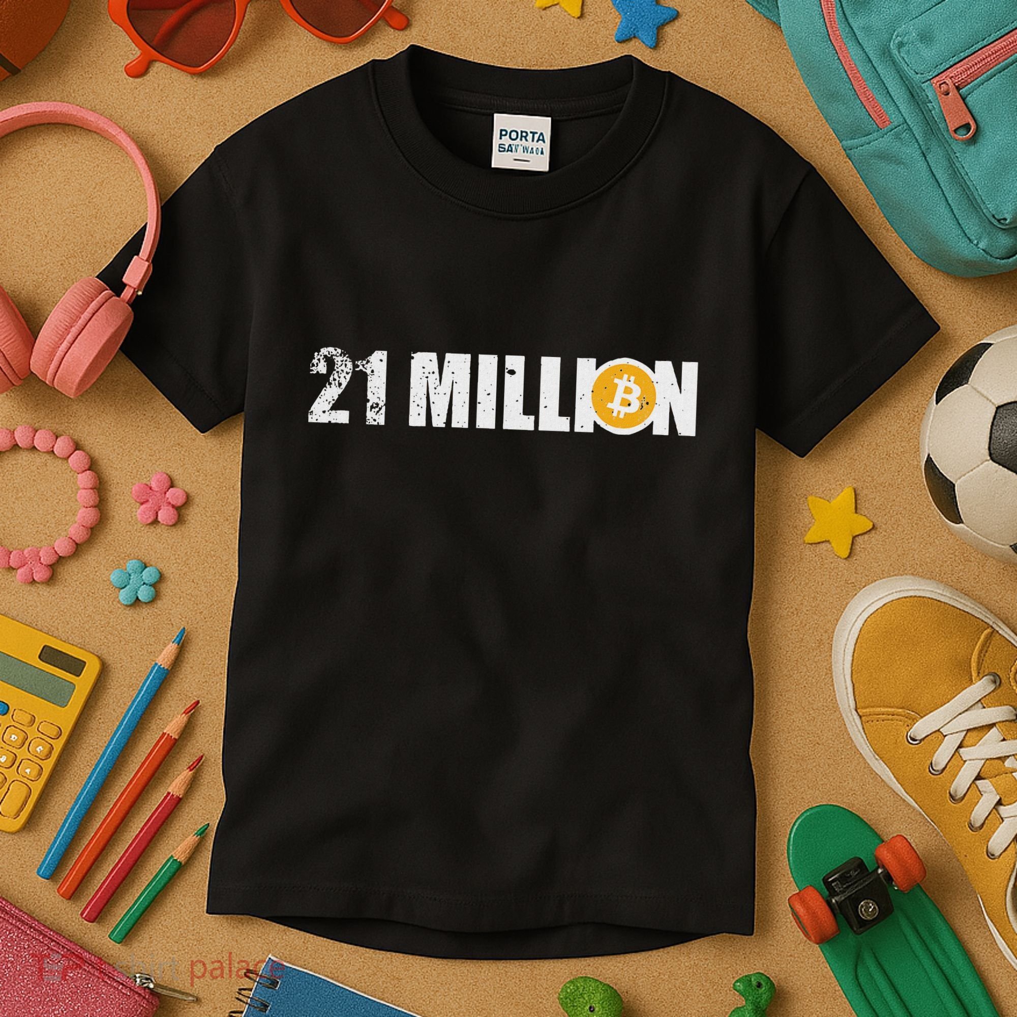 21 Million Bitcoin Crypto Hodl Btc Kids T-Shirt