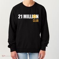 21 Million Bitcoin Crypto Million Club Hodl Btc Women's Sweatshirt thumb 0