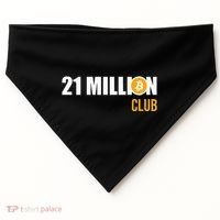 21 Million Bitcoin Crypto Million Club Hodl Btc USA-Made Doggie Bandana thumb 0