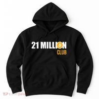 21 Million Bitcoin Crypto Million Club Hodl Btc Hoodie thumb 0