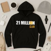 21 Million Bitcoin Crypto Million Club Hodl Btc Hoodie thumb 3