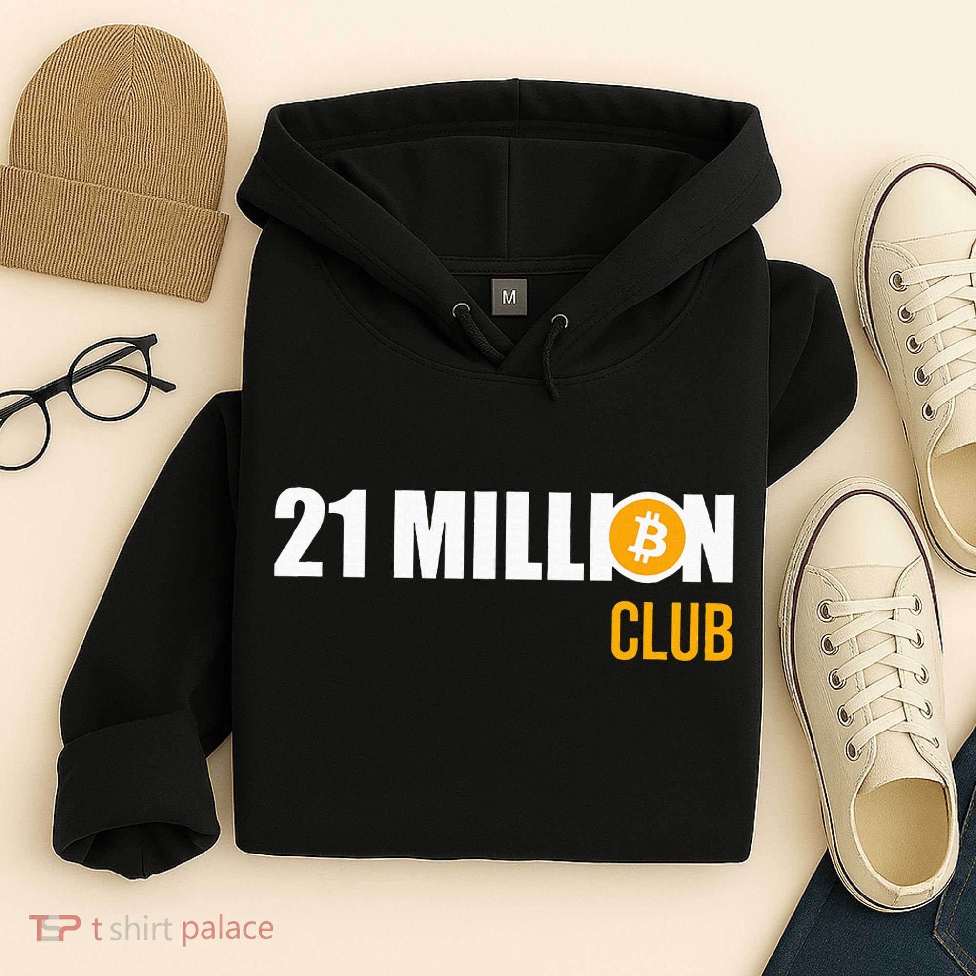 21 Million Bitcoin Crypto Million Club Hodl Btc Hoodie